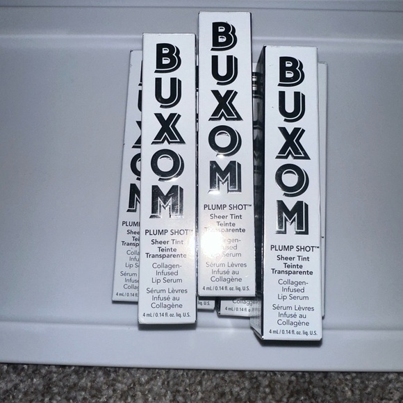 Buxom Lipstick Collection of 7- all the shades are shown - Picture 2 of 2